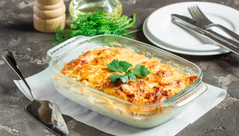 Gratin patate douce pomme de terre