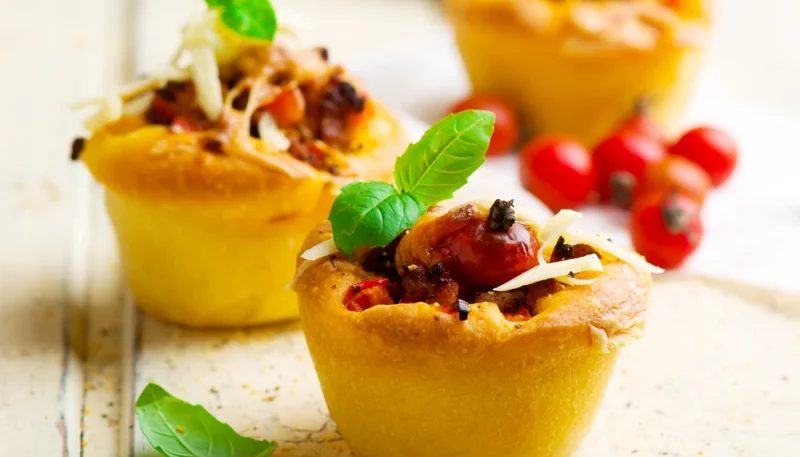 Muffins façon pizza