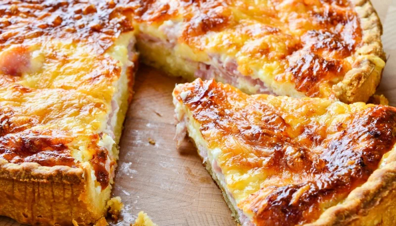 Quiche lorraine sans crème