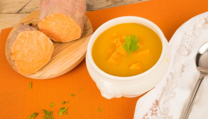 Velouté patate douce thermomix