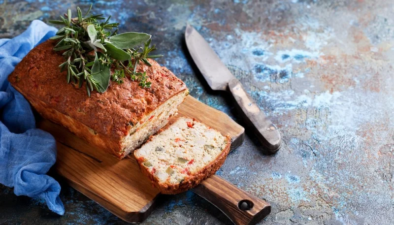 Cake poivron chevre