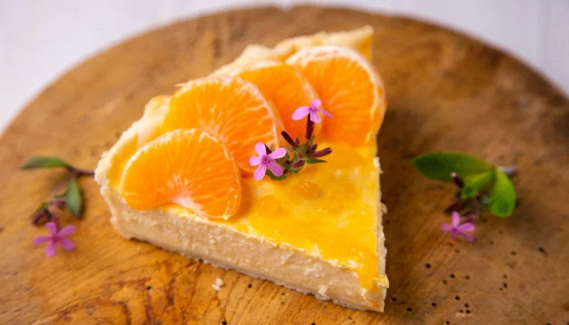 Cheesecake à la mandarine