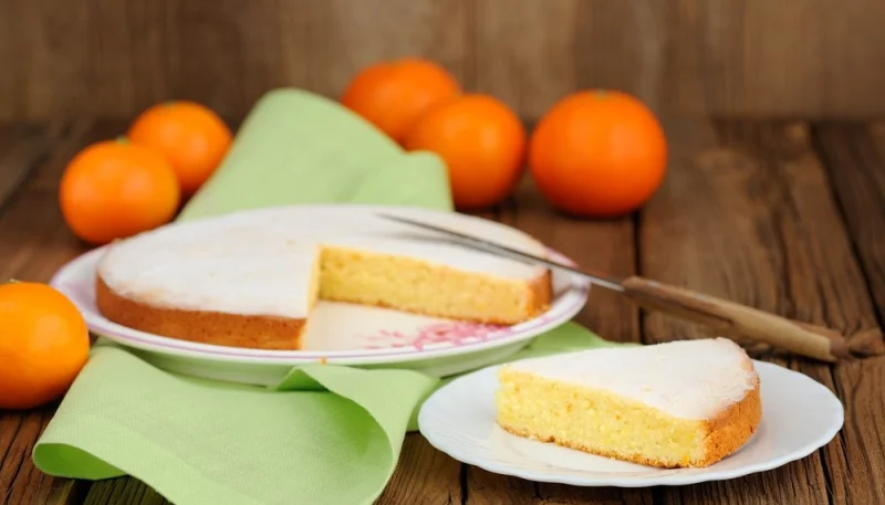 Gâteau à la clémentine