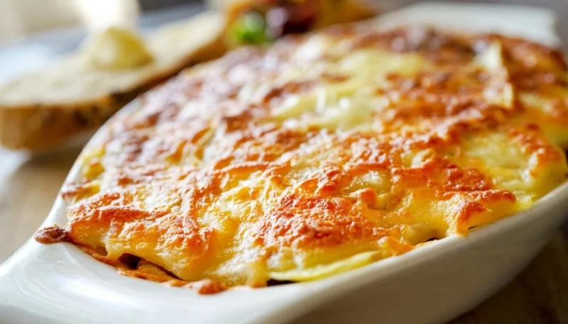 Gratin de pommes de terre à la raclette