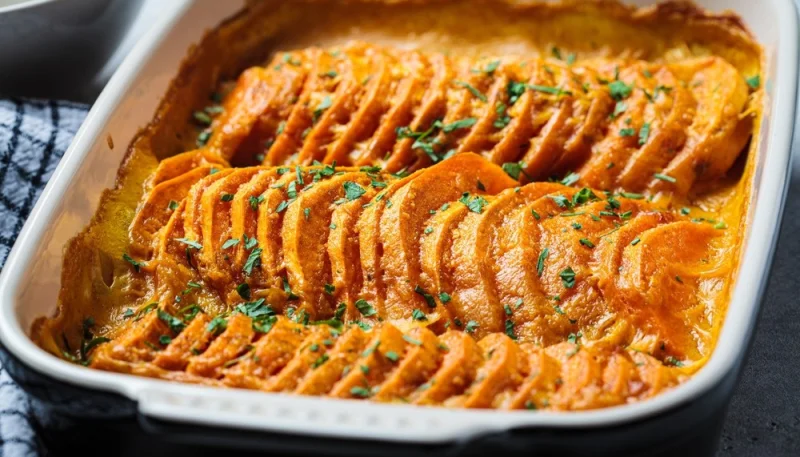 Gratin patate douce