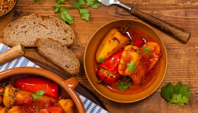 Mini poivrons farcis à la viande