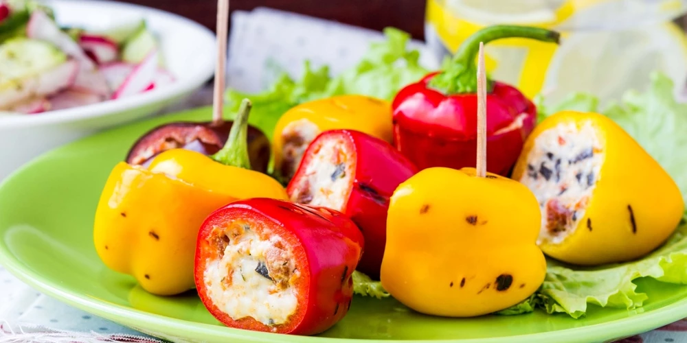 Recette Mini poivrons farcis facile | Mes recettes faciles
