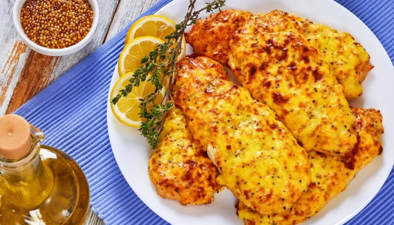 Poulet gratiné au comté