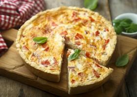 Quiche aux poivrons