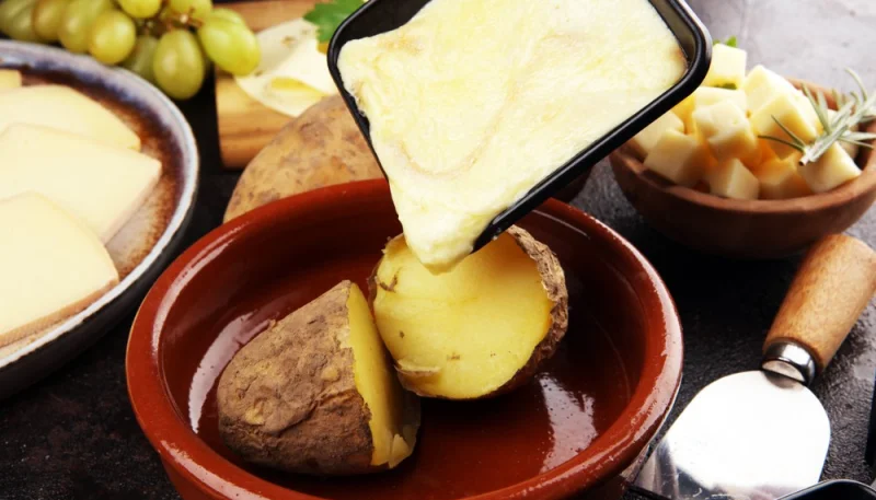 Raclette au saumon