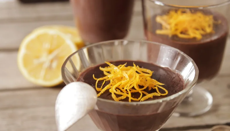 Verrines chocolat orange