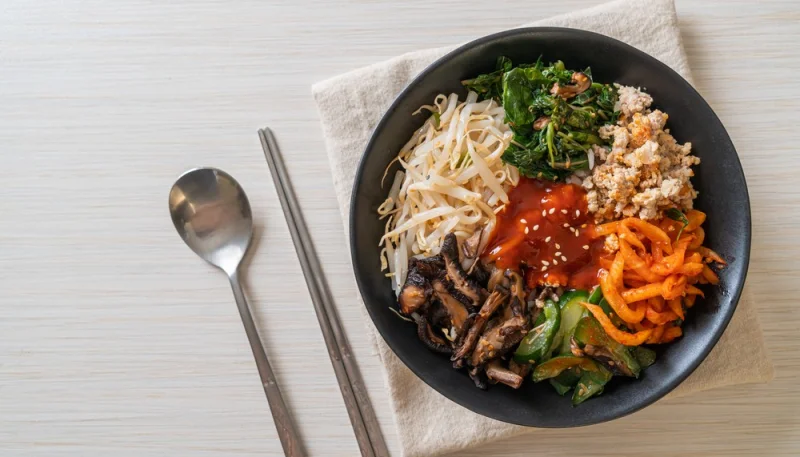 Bibimbap végétarien
