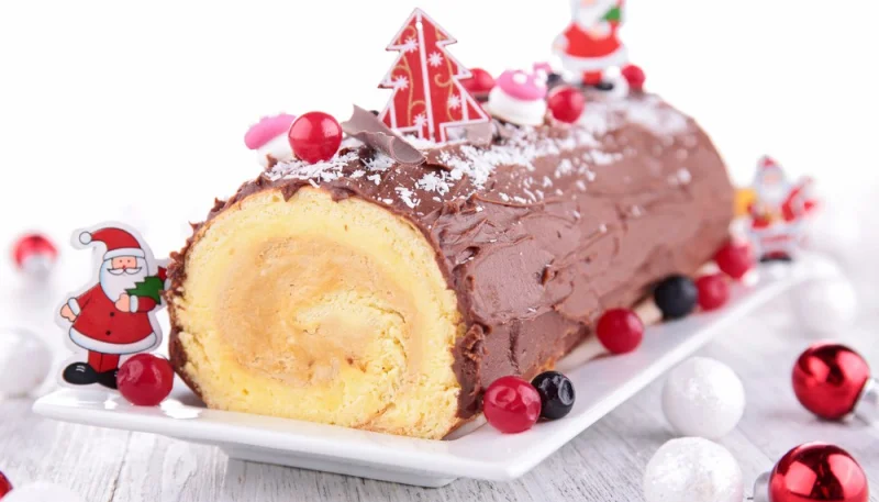 Nos conseils pour décorer une bûche de Noël