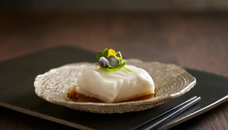 Cabillaud vapeur à la sauce soja