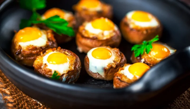 Champignons farcis apéritif