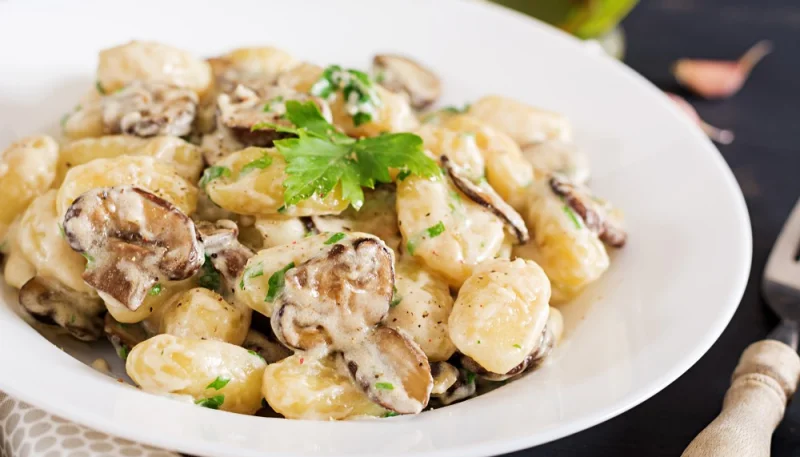 Gnocchis sauce forestière