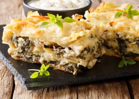 Lasagnes au poulet et aux champignons