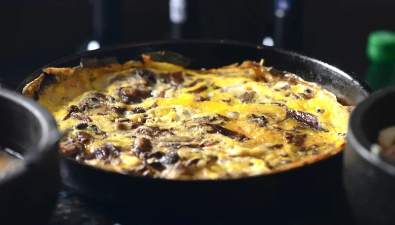 Omelette aux trompettes de la mort