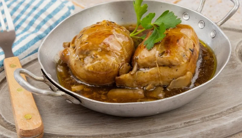 Paupiettes de veau sauce forestière