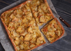 Pizza aux pommes de terre