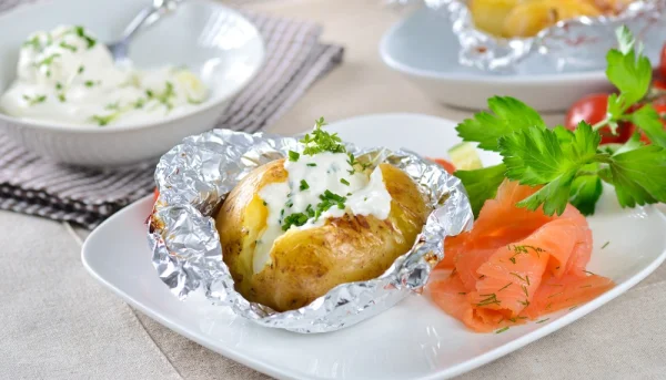 Pommes de terre en robe de chambre