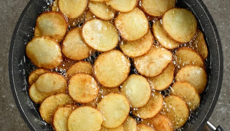 Pommes de terre soufflées