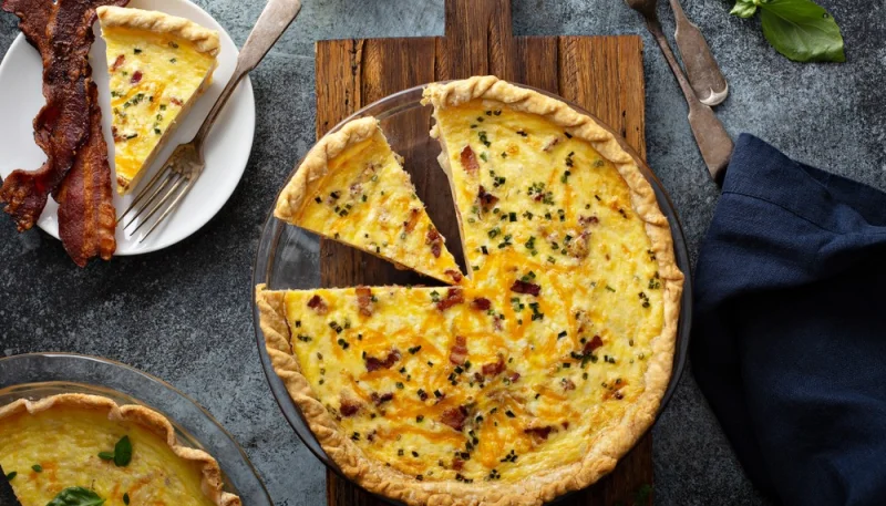 Quiche aux pommes de terre et lardons