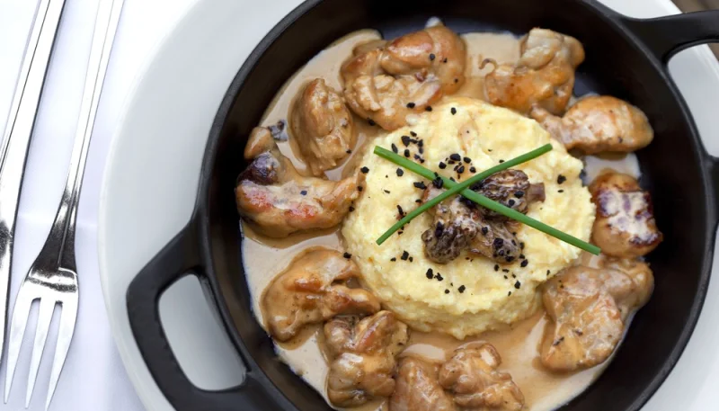Ris de veau aux morilles
