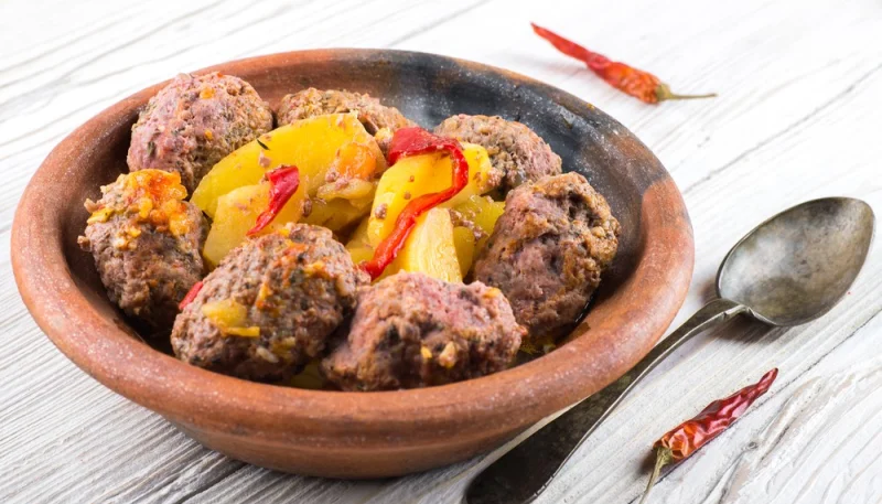 Tajine kefta pommes de terre