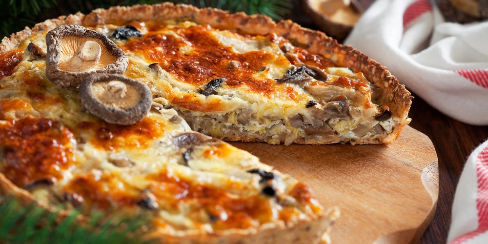 Recette Tarte aux champignons facile | Mes recettes faciles