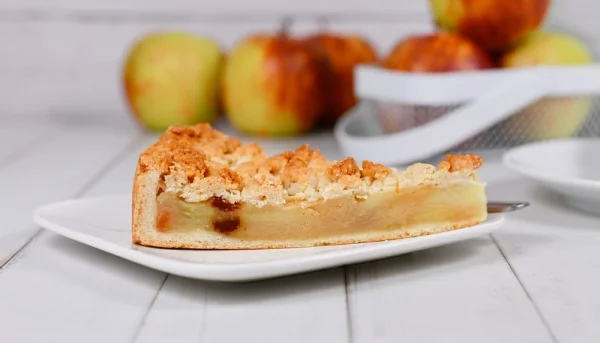 Tarte à la compote et au fromage blanc