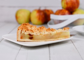 Tarte à la compote et au fromage blanc