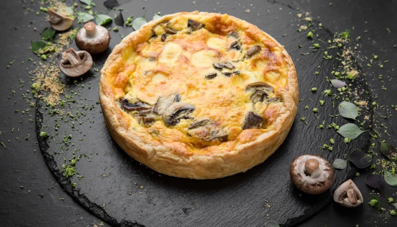 Tourte aux champignons