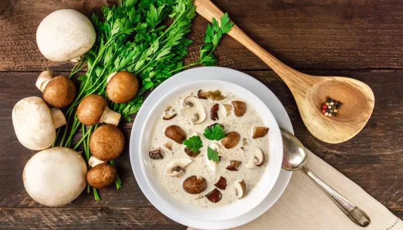 Velouté de champignons au Thermomix