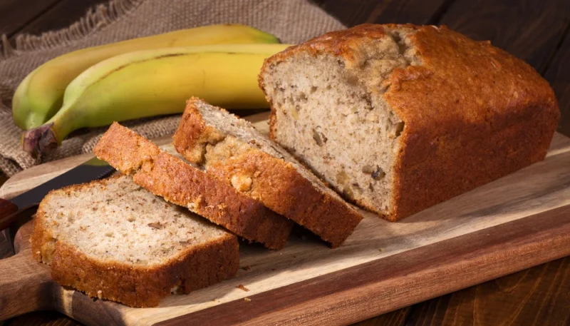 Banana bread sans gluten