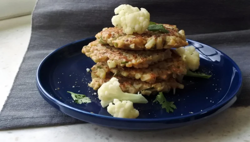 Galettes de chou-fleur et pommes de terre