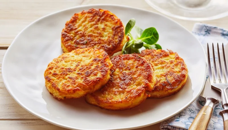 Galettes de pommes de terre au fromage