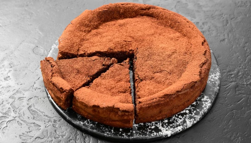 Gâteau au chocolat en poudre