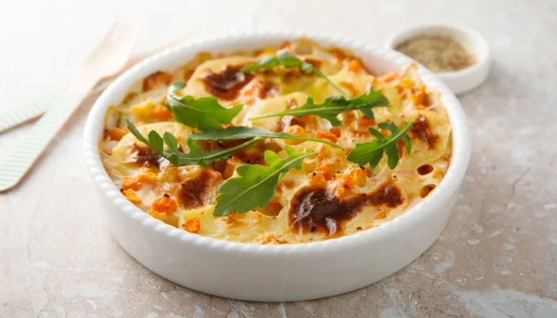 Gratin de butternut et pommes de terre