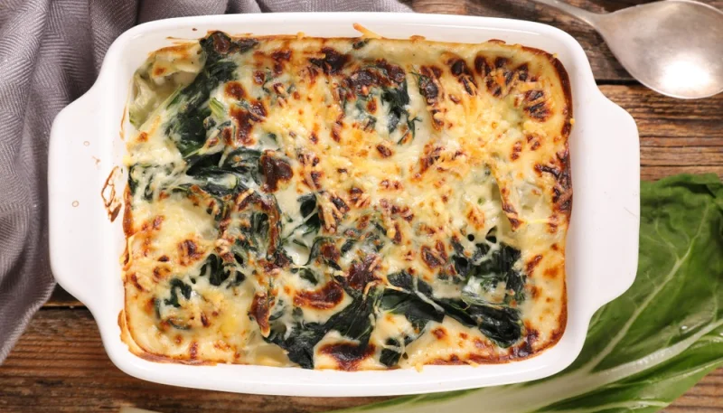 Gratin de blettes et pommes de terre