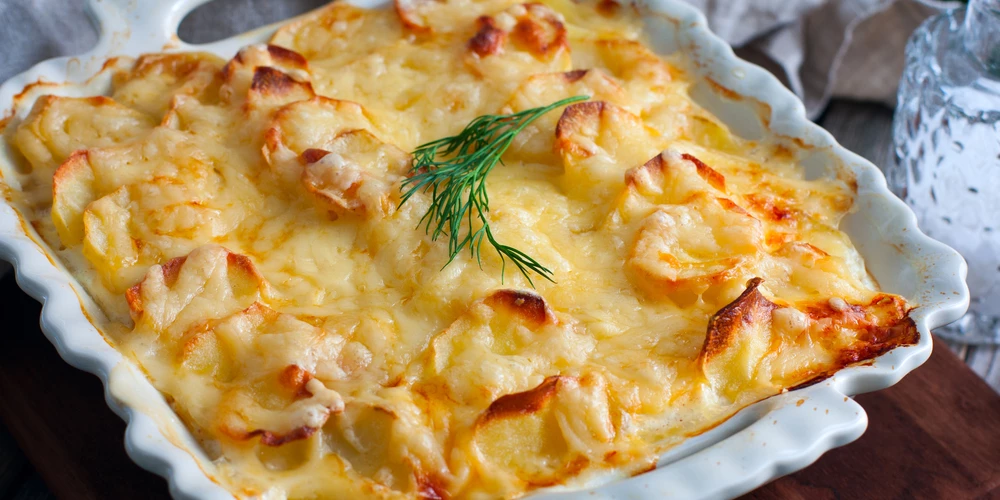 Recette Gratin de pommes de terre et céleri-rave au Beaufort facile