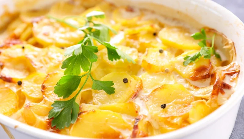 Gratin de pommes de terre au reblochon