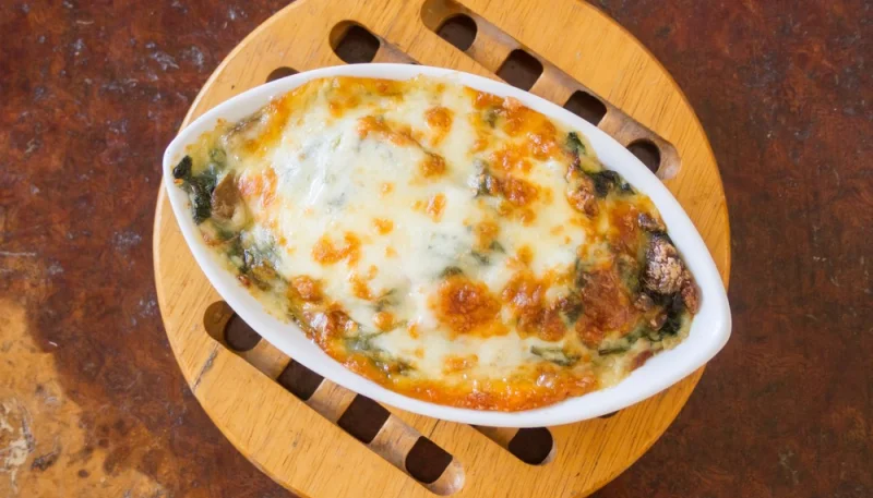 Gratin de saumon aux épinards et pommes de terre