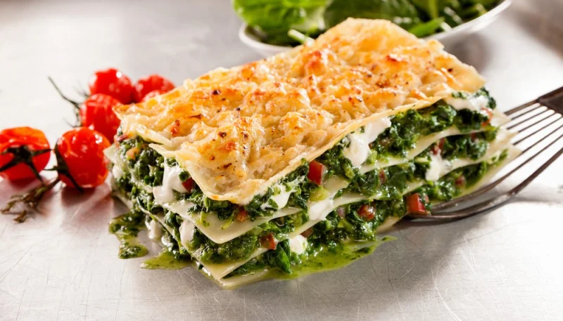 Lasagnes végan aux épinards