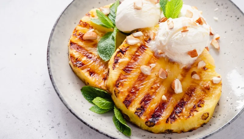 Poêlée d'ananas à la vanille