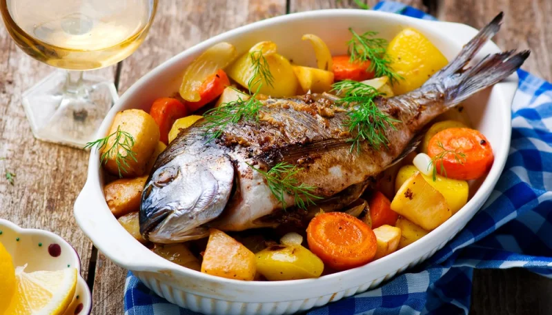 Poisson farci à la marocaine