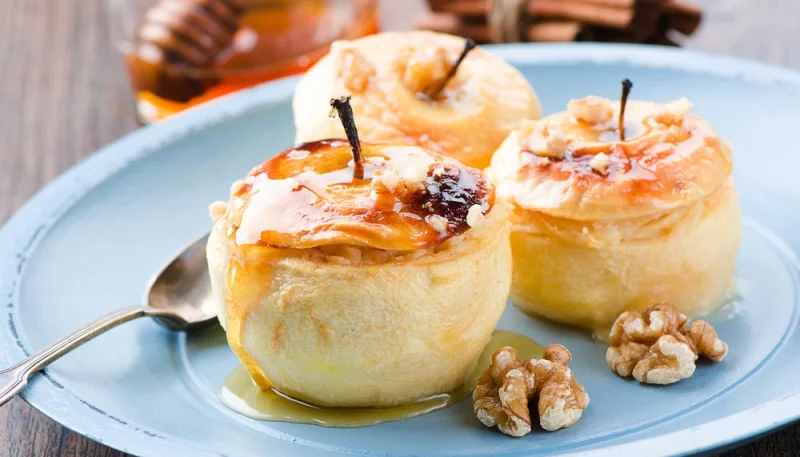 Pommes au four au sirop d'érable