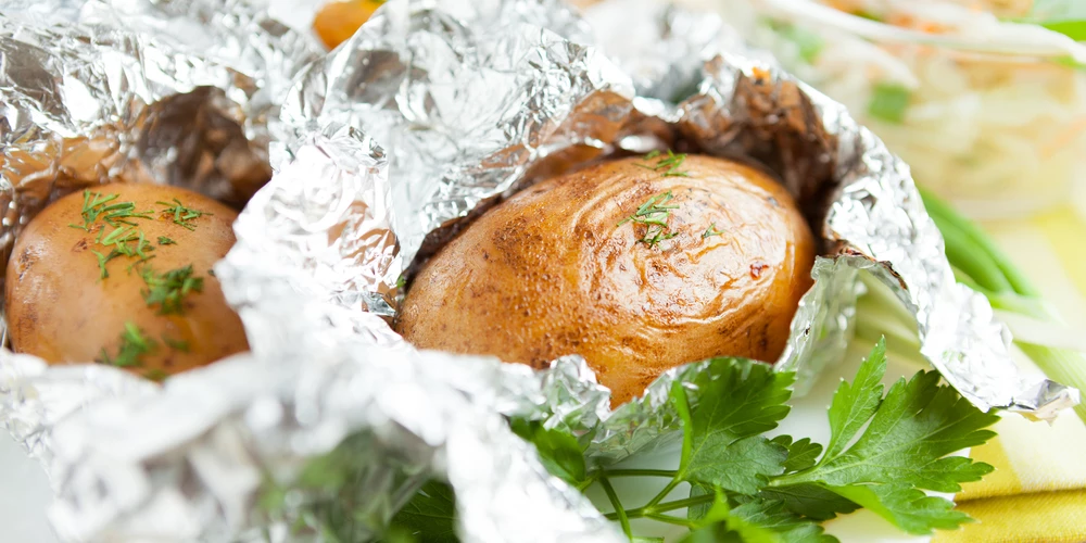 Pommes De Terre Papillotes Four