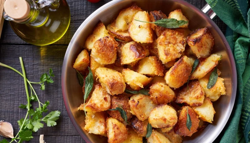 Pommes de terre rôties croustillantes