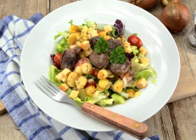 Salade de gésiers aux pommes de terre